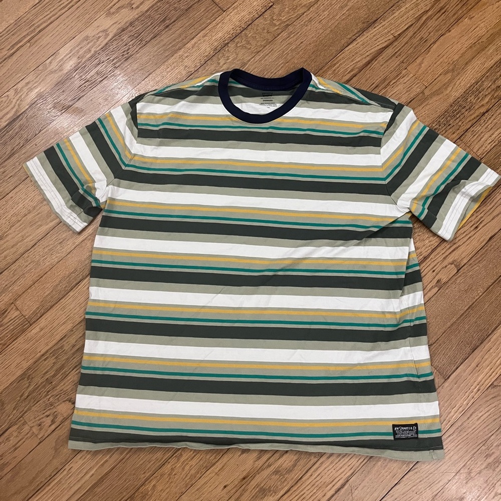 Levi's Multicolor Striped Oversized Tee